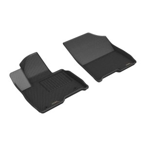 Kia Sorento Hybrid Floor Mats - Front - 3D MAXpider - Kagu Series - Black - `22-`24